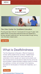 Mobile Screenshot of ohiodeafblind.org